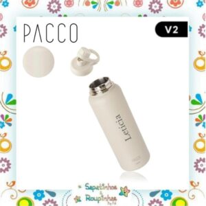 Pacco - Garrafa Térmica Hydra V2 Creme com gravação a laser - Imagem 25