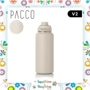 Pacco - Garrafa Térmica Hydra V2 Creme com gravação a laser - Imagem 20