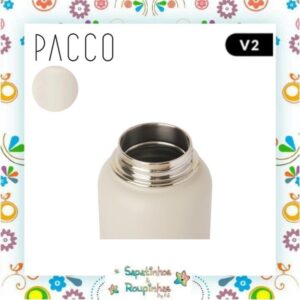 Pacco - Garrafa Térmica Hydra V2 Creme com gravação a laser - Imagem 27
