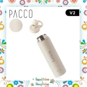 Pacco - Garrafa Térmica Hydra V2 Creme com gravação a laser - Imagem 18