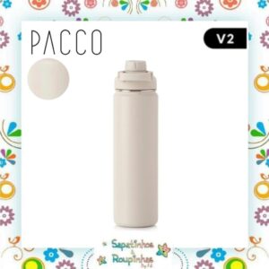 Pacco - Garrafa Térmica Hydra V2 Creme com gravação a laser - Imagem 4