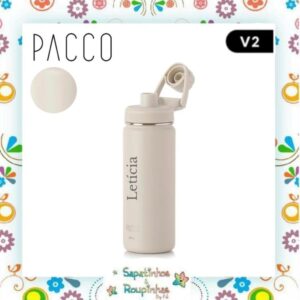 Pacco - Garrafa Térmica Hydra V2 Creme com gravação a laser - Imagem 7