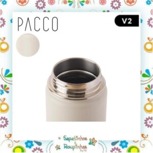 Pacco - Garrafa Térmica Hydra V2 Creme com gravação a laser - Imagem 8