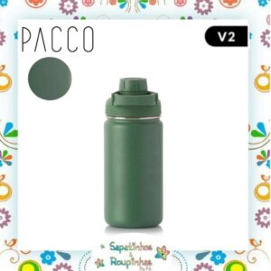 Pacco - Garrafa Térmica Hydra V2 Verde Militar com gravação a laser - Imagem 4