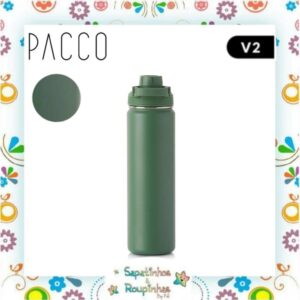 Pacco - Garrafa Térmica Hydra V2 Verde Militar com gravação a laser - Imagem 14