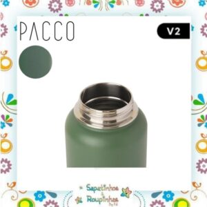 Pacco - Garrafa Térmica Hydra V2 Verde Militar com gravação a laser - Imagem 21