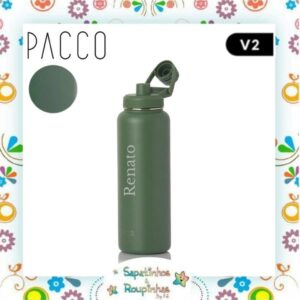 Pacco - Garrafa Térmica Hydra V2 Verde Militar com gravação a laser - Imagem 27