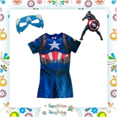 Fantasia Infantil Capitão América