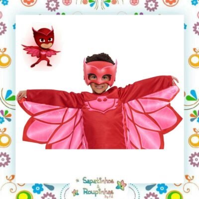 Fantasia Infantil Corujita PJ Masks
