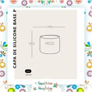 Pacco - Capa Protetora em Silicone Base P Metalizada - Imagem 8