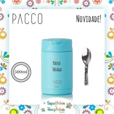 Pacco - Pote Térmico Food Jar 500ml com gravação a lase