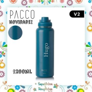 Pacco - Garrafa Térmica Hydra V2 Petróleo com gravação a laser - Imagem 16
