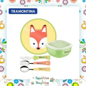 Tramontina - Kit Alimentação Baby Friends com gravação a laser - Imagem 3