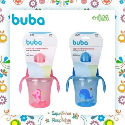 Buba - Copo de Treinamento Bebê Alça Removível 240ml