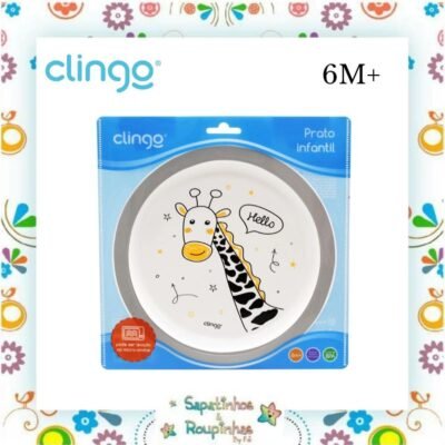 Clingo - Prato Infantil Zoo Zebra