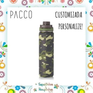 Pacco - Kit Garrafa Térmica, Alça e Capa Protetora com gravação a laser - Imagem 3
