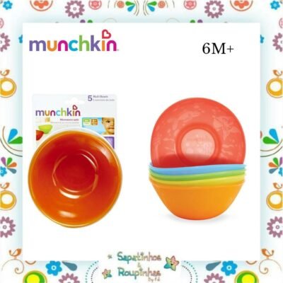 Munchkin - Kit 5 Tigelas Coloridas
