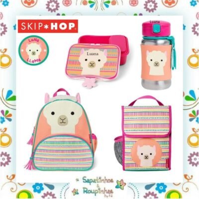 Skip Hop - Kit Zoo Lhama com gravação a laser