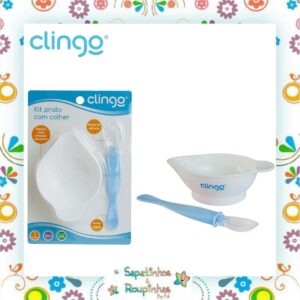 Clingo - Kit Prato com Colher - Imagem 4