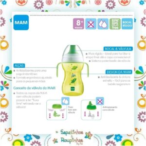 MAM - Copo Fun To Drink Night Neutro 270ml 8M+ - Imagem 3