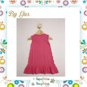 Bygus - Vestido Infantil Listrado Turma Da Mônica - Imagem 4
