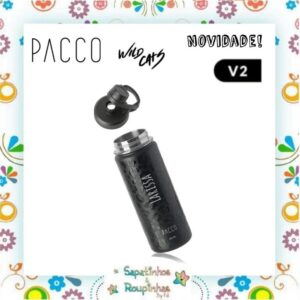 Pacco - Garrafa Térmica Leopard Preta com gravação a laser - Imagem 13