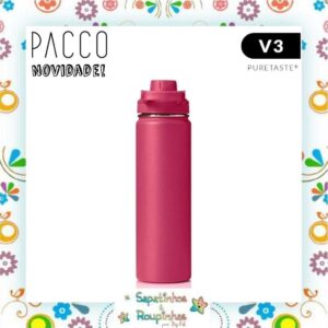 Pacco - Garrafa Térmica Hydra V3 Puretaste Fúcsia com gravação a laser - Imagem 7