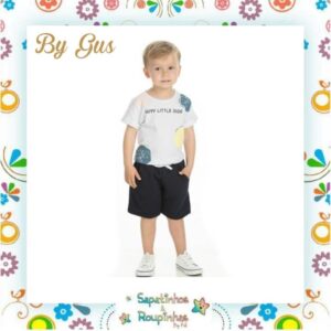 Bygus - Conjunto Infantil Happy Little Dude - Imagem 3