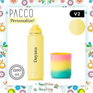 Pacco - Kit Garrafa Térmica e Capa G Alta com gravação a laser