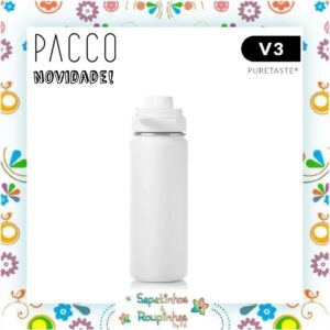 Pacco - Garrafa Térmica Hydra V3 Puretaste Branca com gravação a laser - Imagem 7