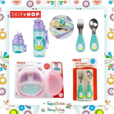 Skip Hop - Kit Zoo Unicórnio com gravação a laser