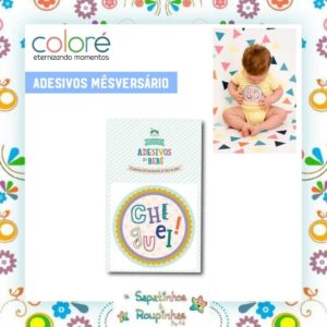 Coloré - Adesivos Mêsversário Colorido - Imagem 4