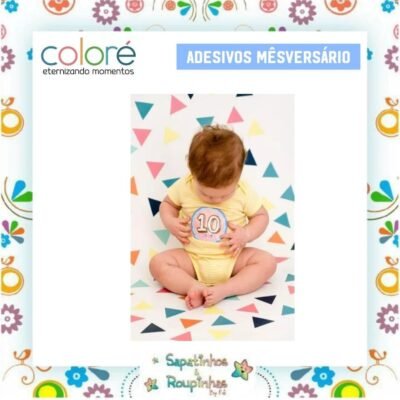 Coloré - Adesivos Mêsversário Colorido