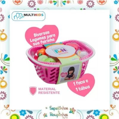 Multikids - Creative Fun Cestinha de Legumes 3+