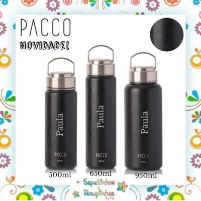 Pacco - Garrafa Térmica Hydra Trust Black Snake
