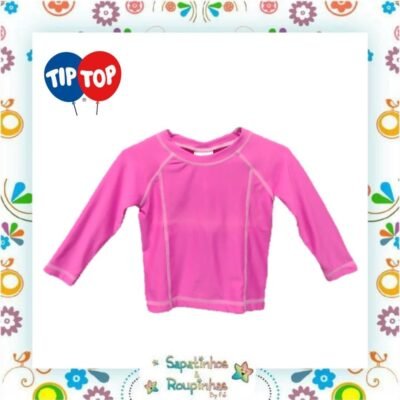 TipTop - Camiseta Infantil de Praia Pink