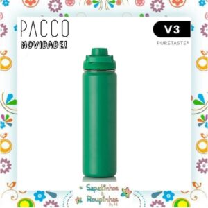 Pacco - Garrafa Térmica Hydra V3 Puretaste Grass com gravação a laser - Imagem 4