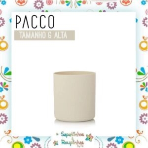 Pacco - Kit Garrafa Térmica White Snake Branca 950ml e Capa G alta Creme com gravação a laser - Imagem 4