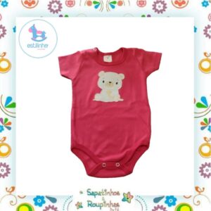 Estilinho - Conjunto Infantil Ursinho Body e Shorts Menino - Imagem 3