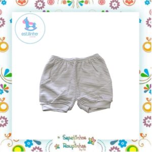 Estilinho - Conjunto Infantil Ursinho Body Gola Polo e Shorts - Imagem 3