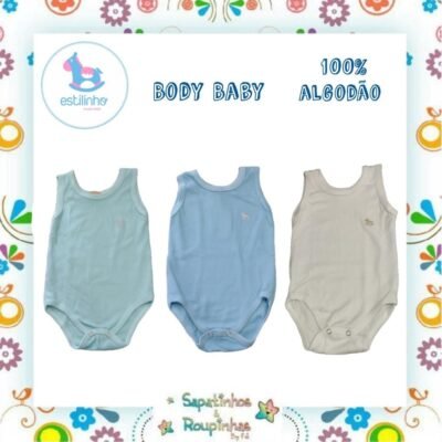 Estilinho - Body Infantil Alça Cavalinho