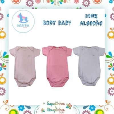 Estilinho - Body Infantil Manga Curta