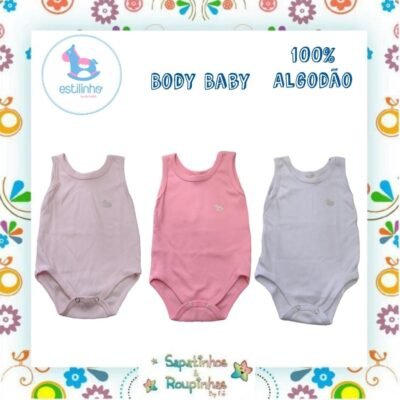 Estilinho - Body Infantil Manga Alça