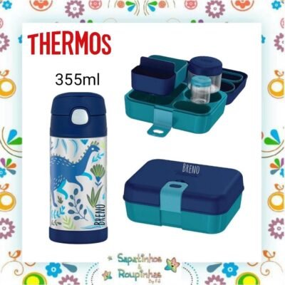 Thermos - Kit Bento Box e Garrafa Térmica com gravação a laser