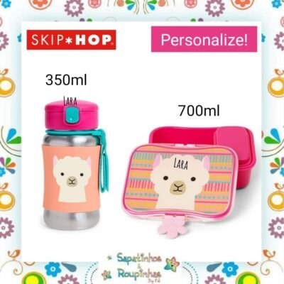 Skip hop - Kit Lhama com gravação a laser 