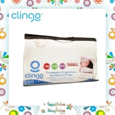 Clingo Travesseiro Ergonômico em Memory Faam
