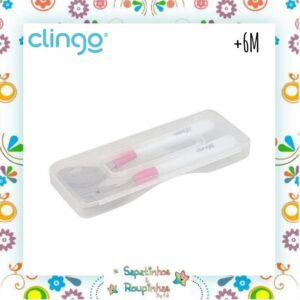Clingo - Kit Alimentação Rosa com gravação a laser - Imagem 6