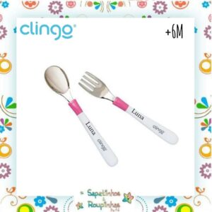 Clingo - Kit Alimentação Rosa com gravação a laser - Imagem 8