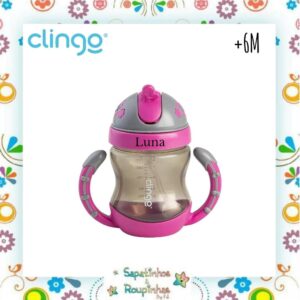 Clingo - Kit Alimentação Rosa com gravação a laser - Imagem 5