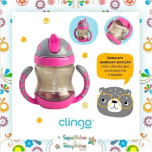 Clingo - Kit Alimentação Rosa com gravação a laser - Imagem 3